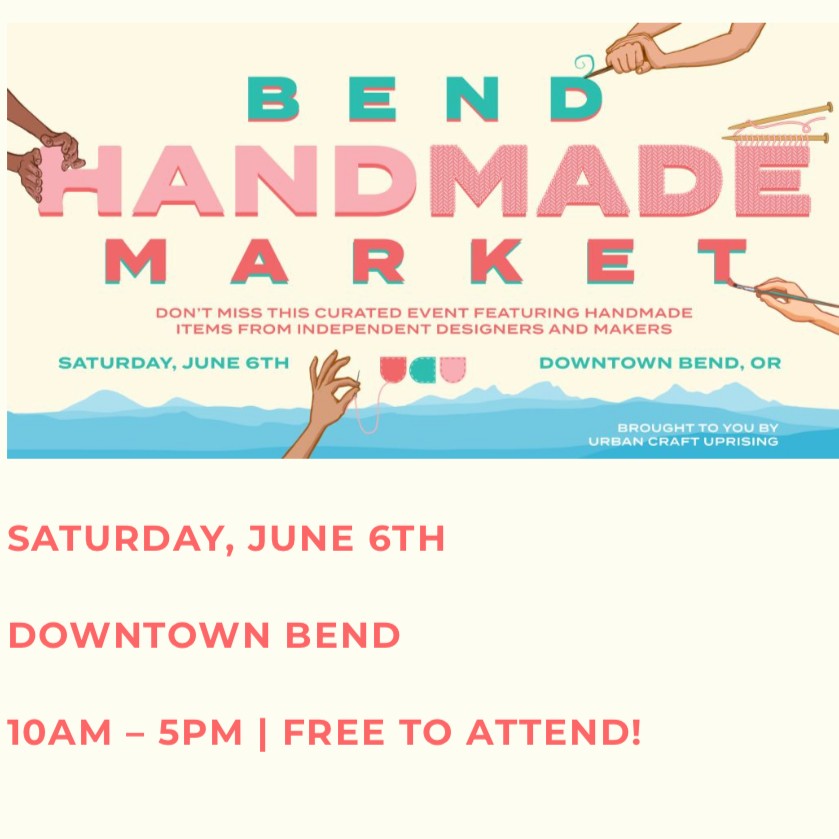 Urban Craft Uprising - BEND, June 6th *BOOTH30*