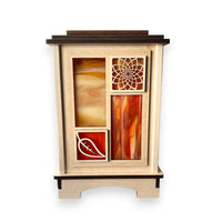 LAMP | Quilted Glass Lantern 10" (can be customized)