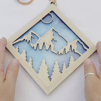 MOUNTAINSCAPE SUNCATCHER