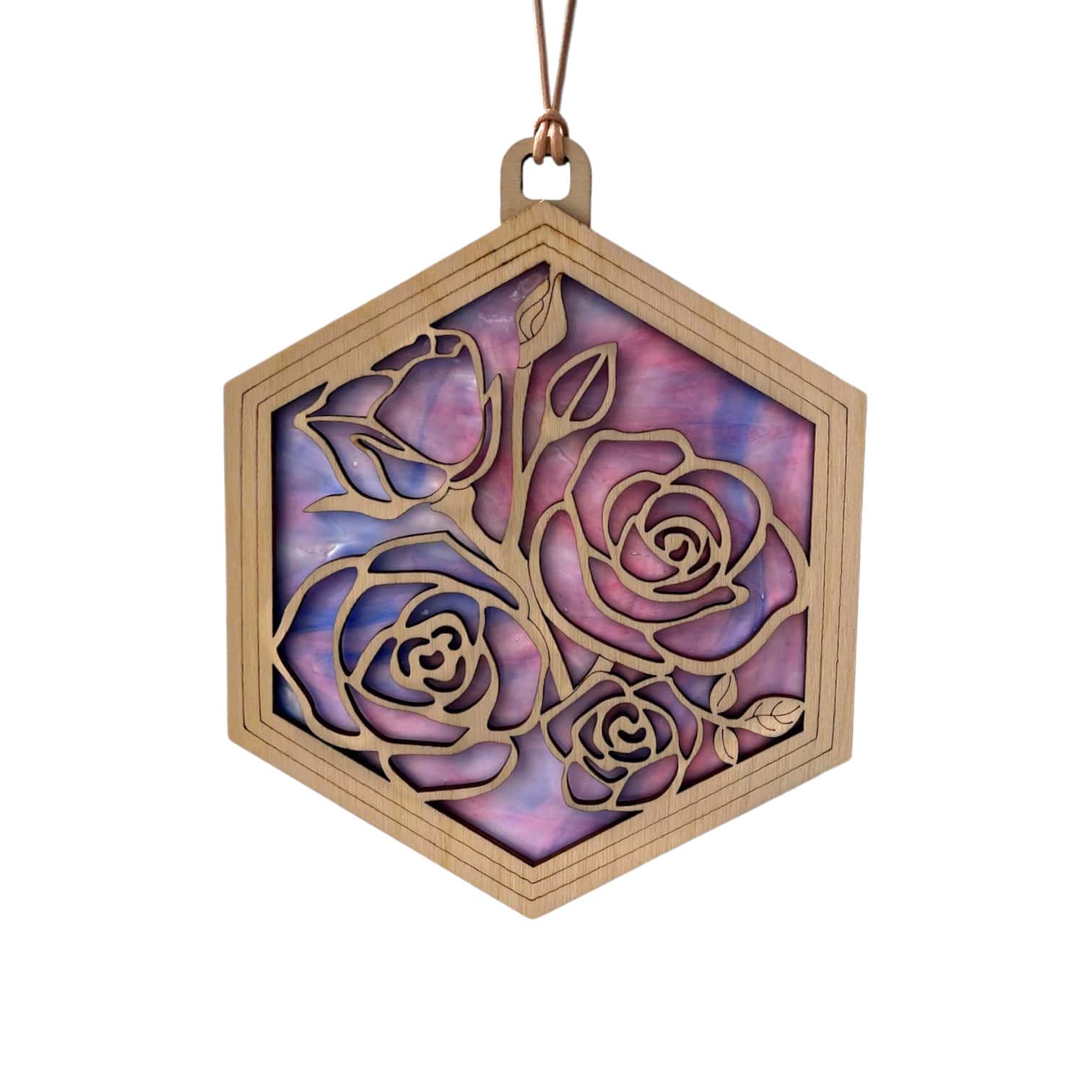 GRAND TEA ROSE SUNCATCHER