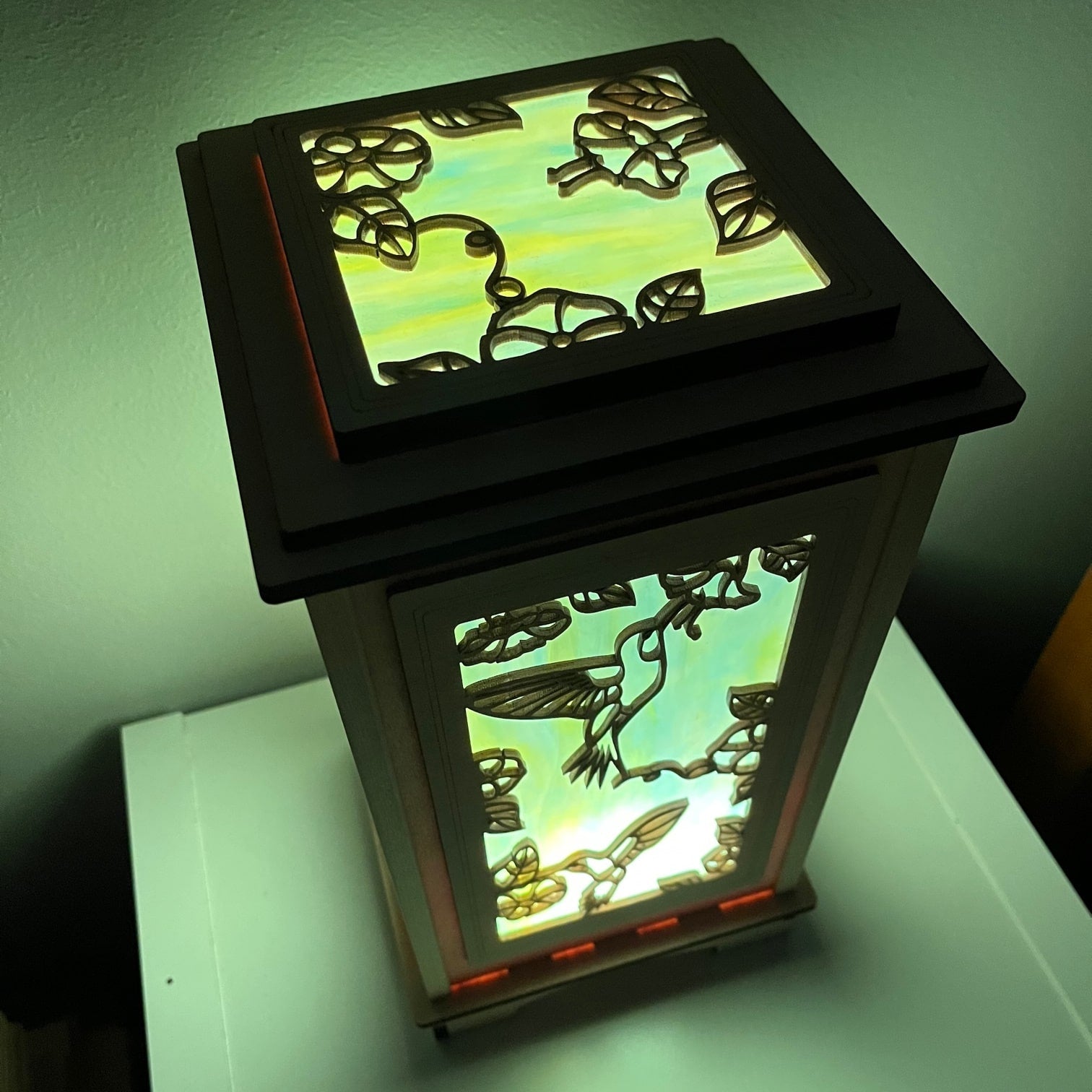 LAMP | Hummingbird Lantern 13" size