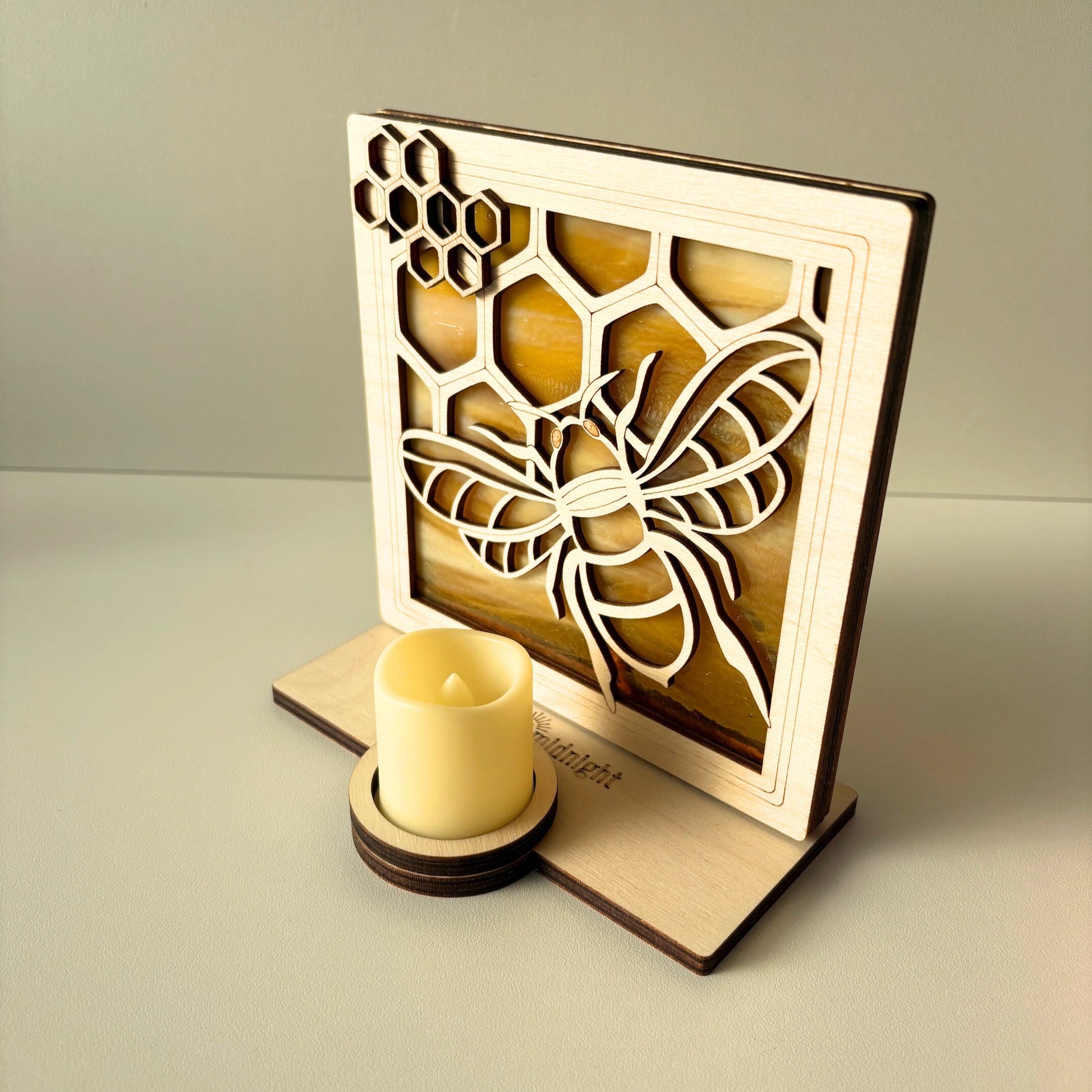 BEE - Freestanding 6" Suncatcher