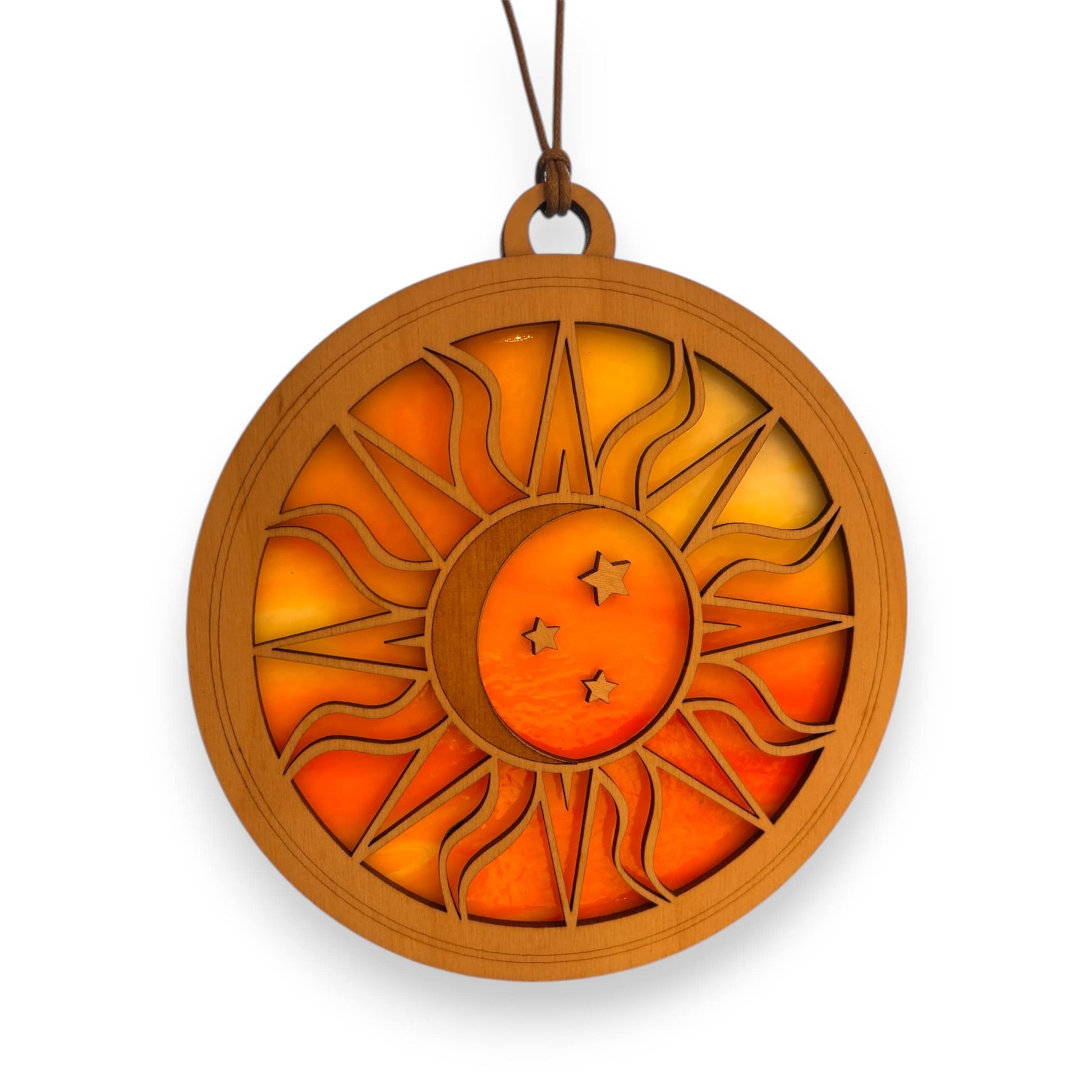 SUN & MOON CELESTIAL SUNCATCHER - 6"