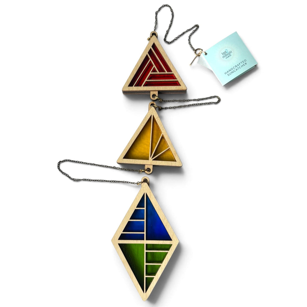 Geometric Gemstone Strands