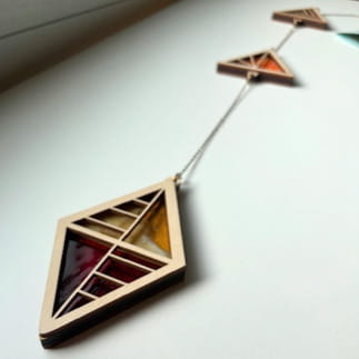 Geometric Gemstone Strands