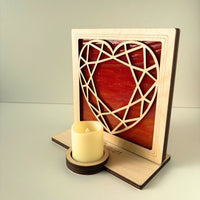 HEART - Free-Standing Standard Size Suncatcher