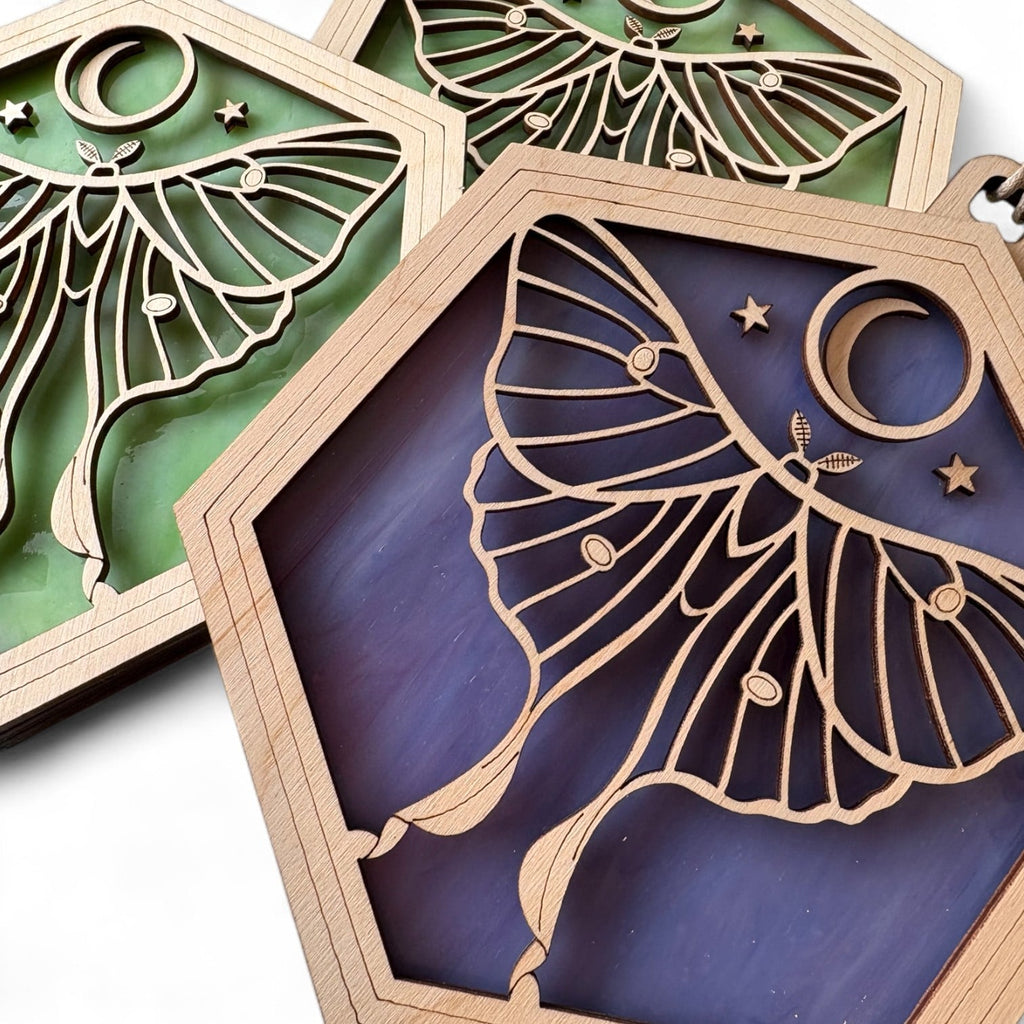 LUNA MOTH SUNCATCHER - 6"