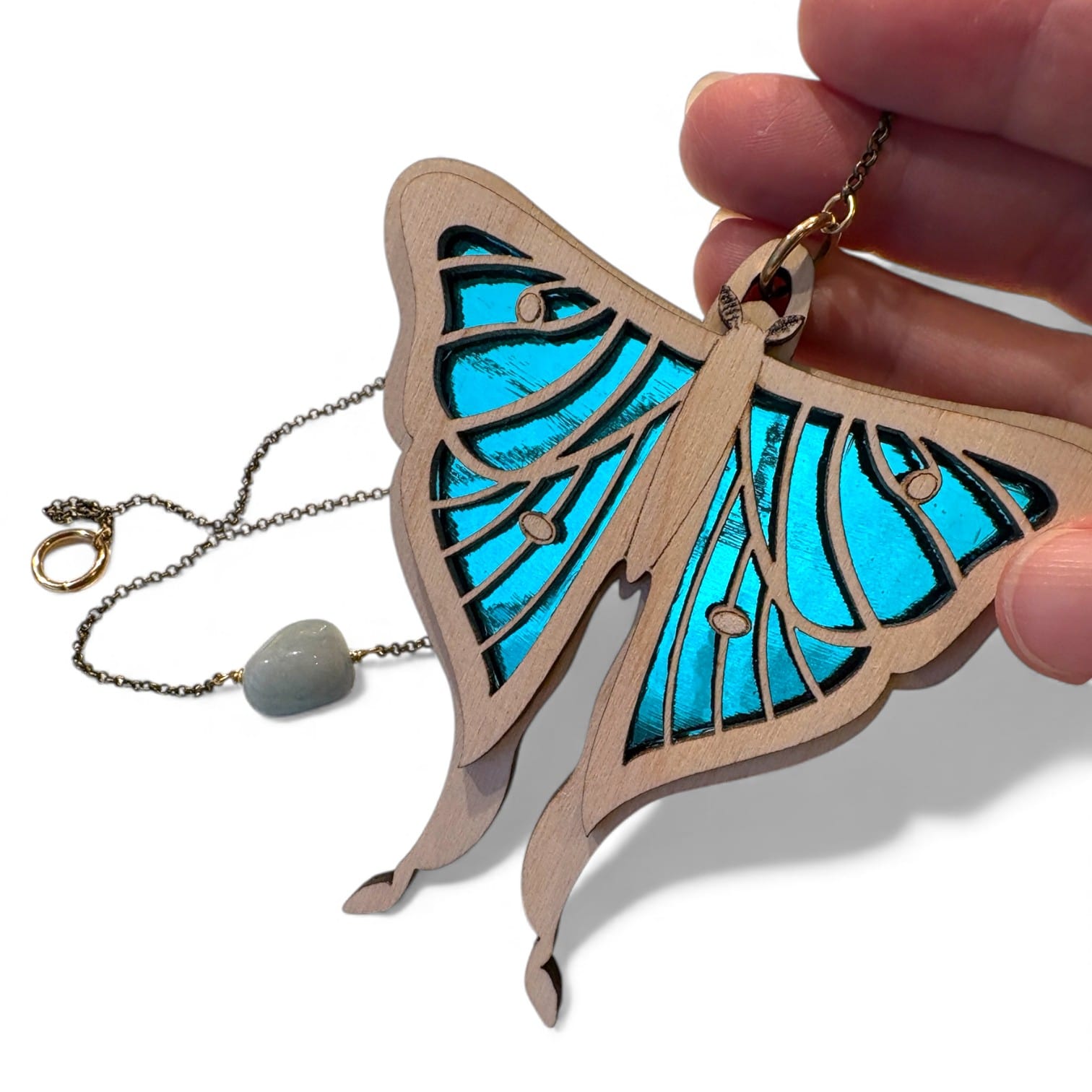 LUNA MOTH STRAND ORNAMENT