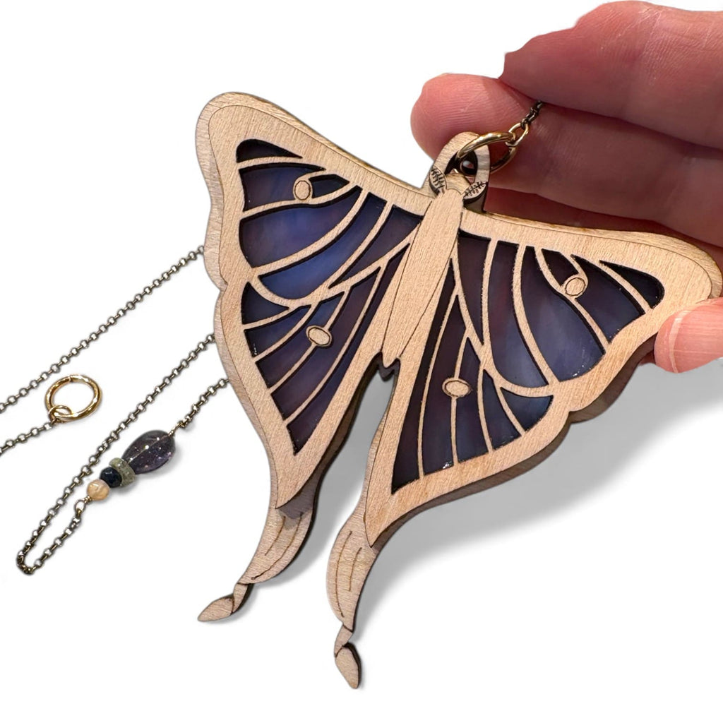 LUNA MOTH STRAND ORNAMENT