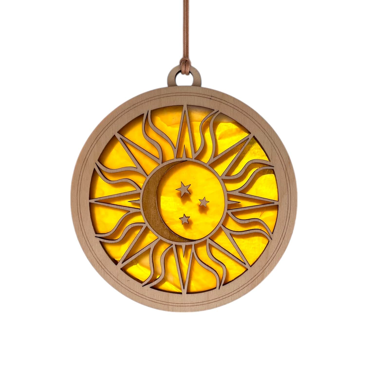SUN & MOON CELESTIAL SUNCATCHER - 6"