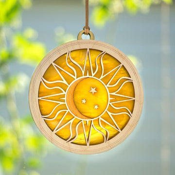 CELESTIAL SUNBURST SUNCATCHER