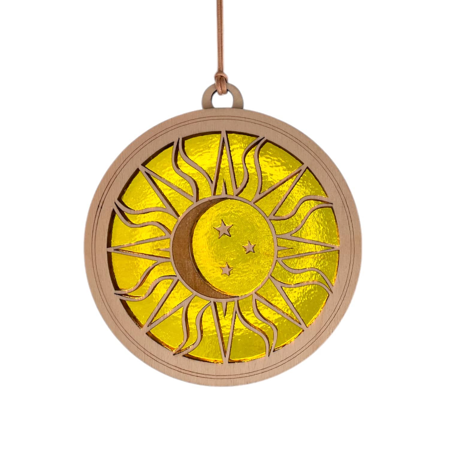 SUN & MOON CELESTIAL SUNCATCHER - 6"