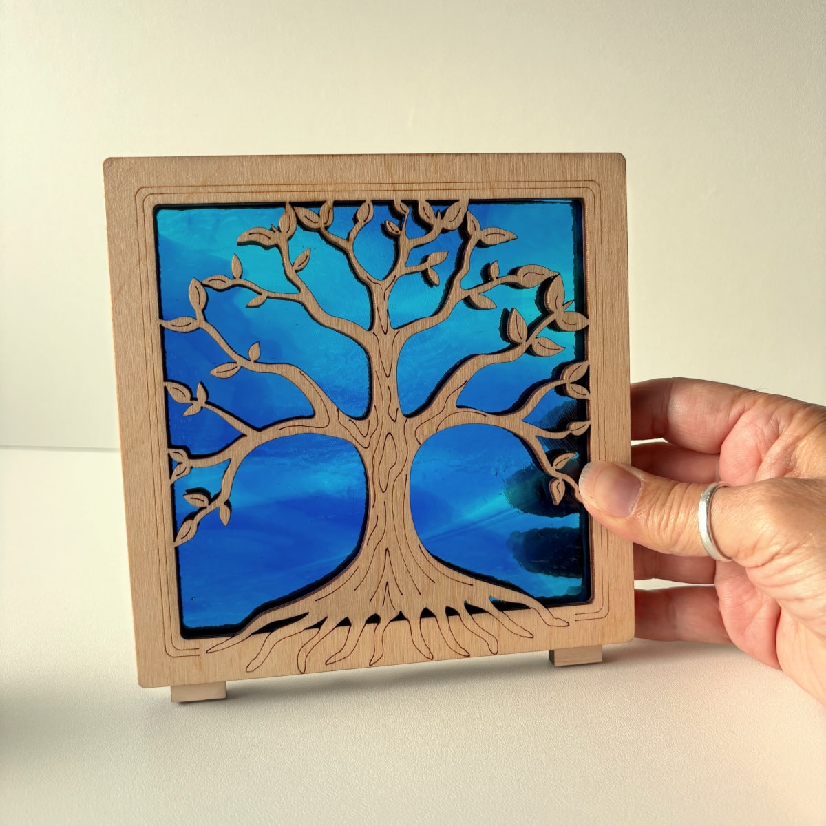 TREE OF LIFE - Freestanding 6" Suncatcher