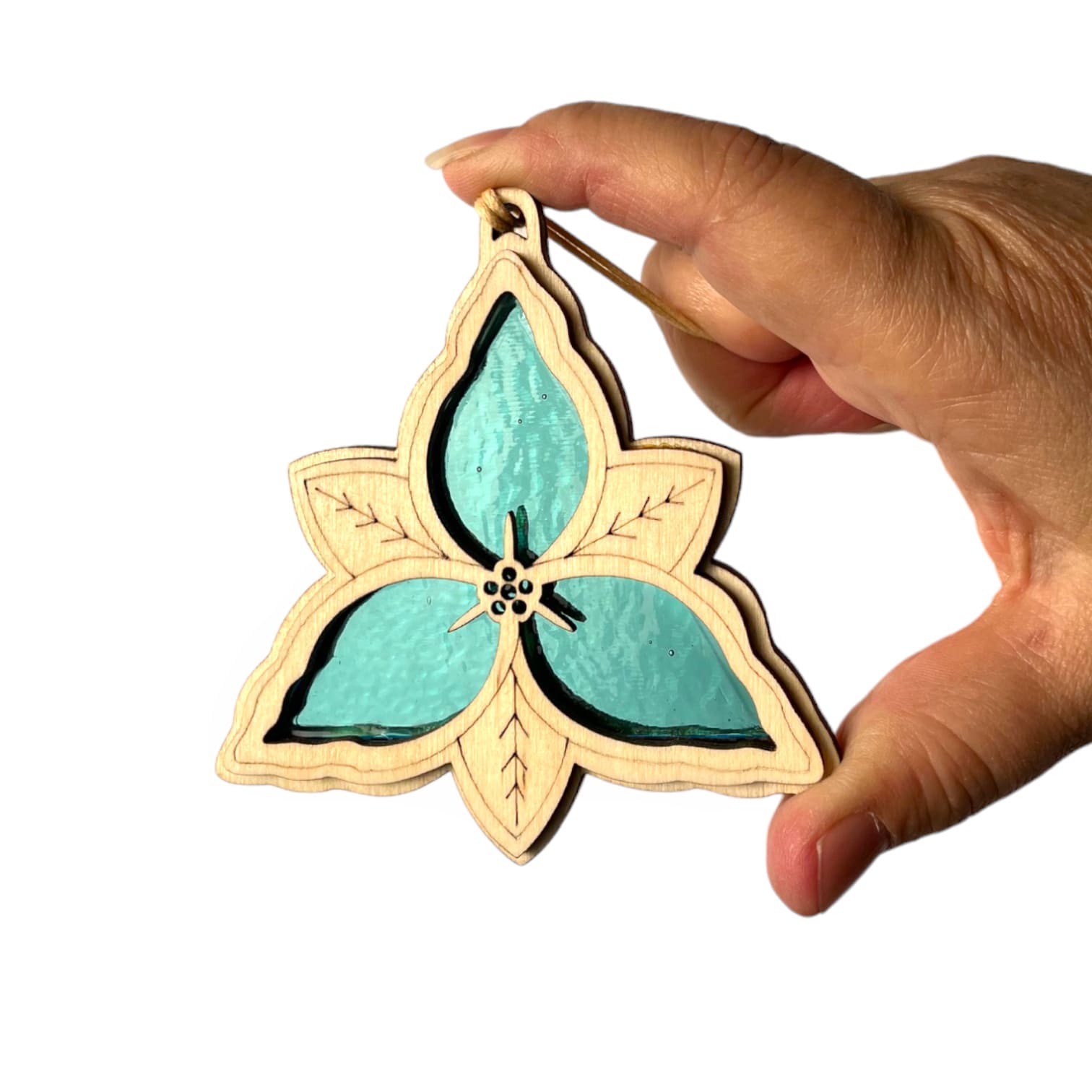 TRILLIUM SUNCATCHER ORNAMENT - 3.5"