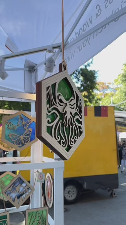 CTHULHU SUNCATCHER - 6"