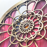 STATEMENT ROSE WINDOW (14") - french pink