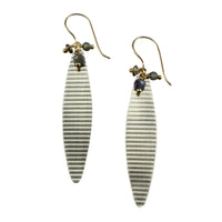 Chrysalis Collection | Long Striped Earrings