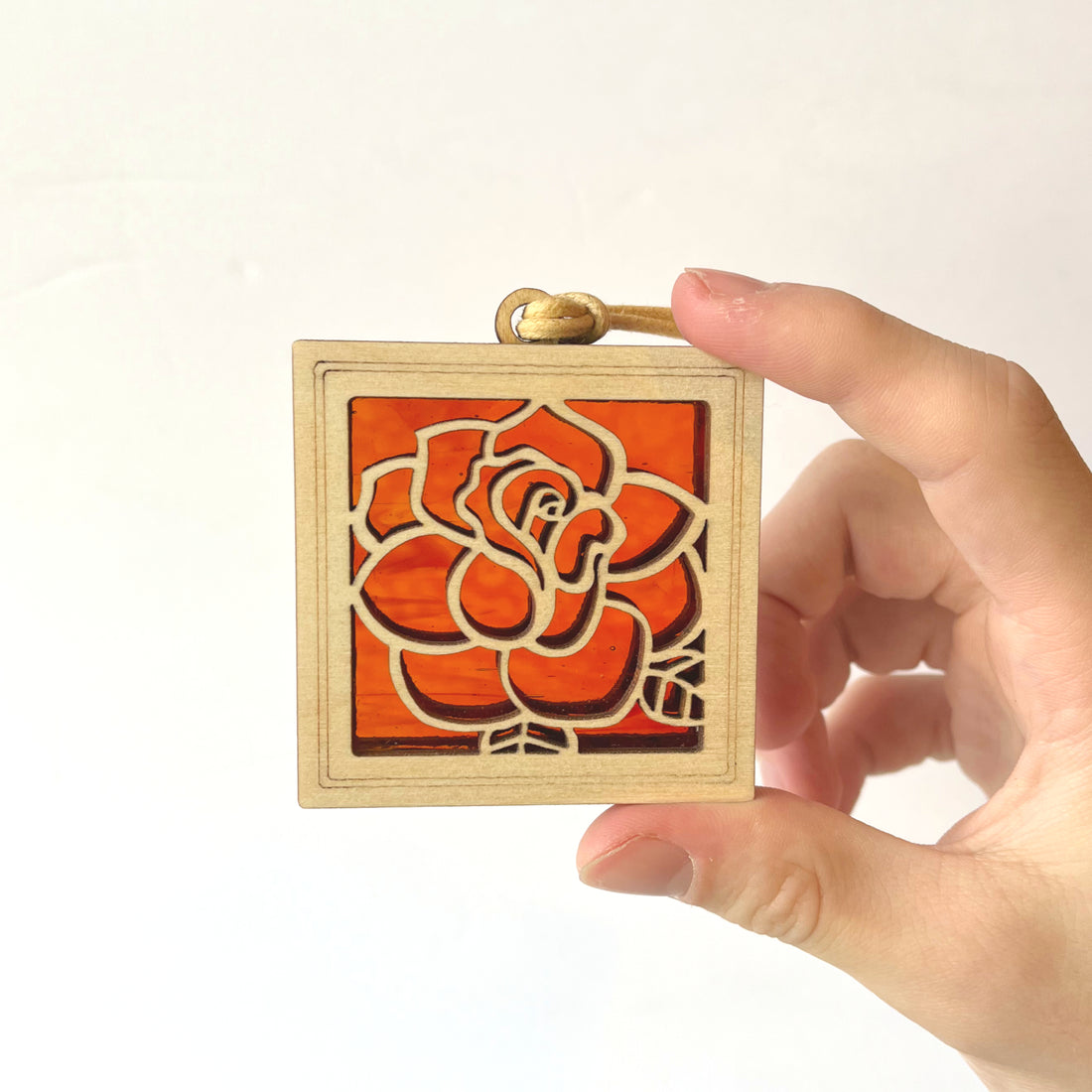 Mini Suncatcher - ROSE