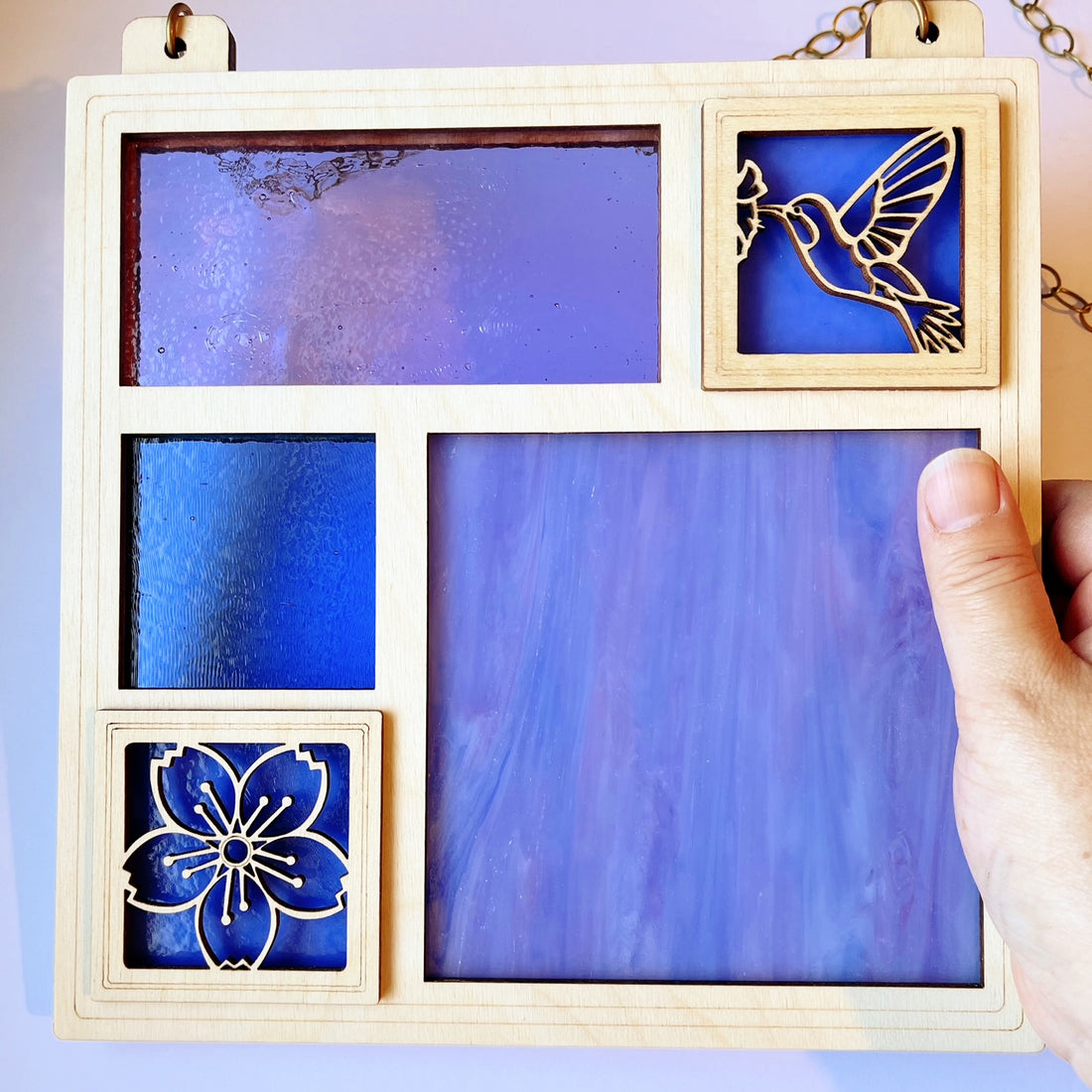 Small Quilt Panel - Lavender (statement collection)