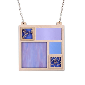 Small Quilt Panel - Lavender (statement collection)