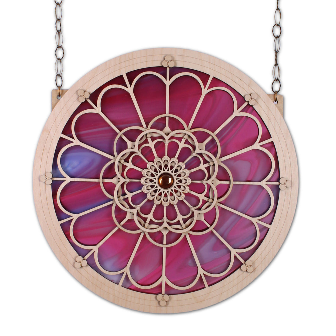 STATEMENT ROSE WINDOW (14") - french pink