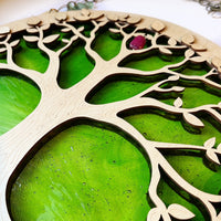 STATEMENT TREE OF LIFE (14") - spring green
