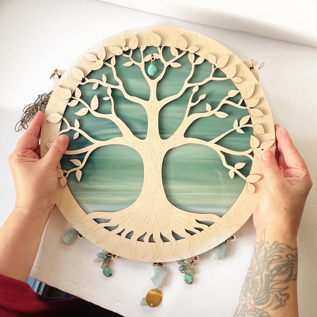 STATEMENT TREE OF LIFE (14") - bedazzled