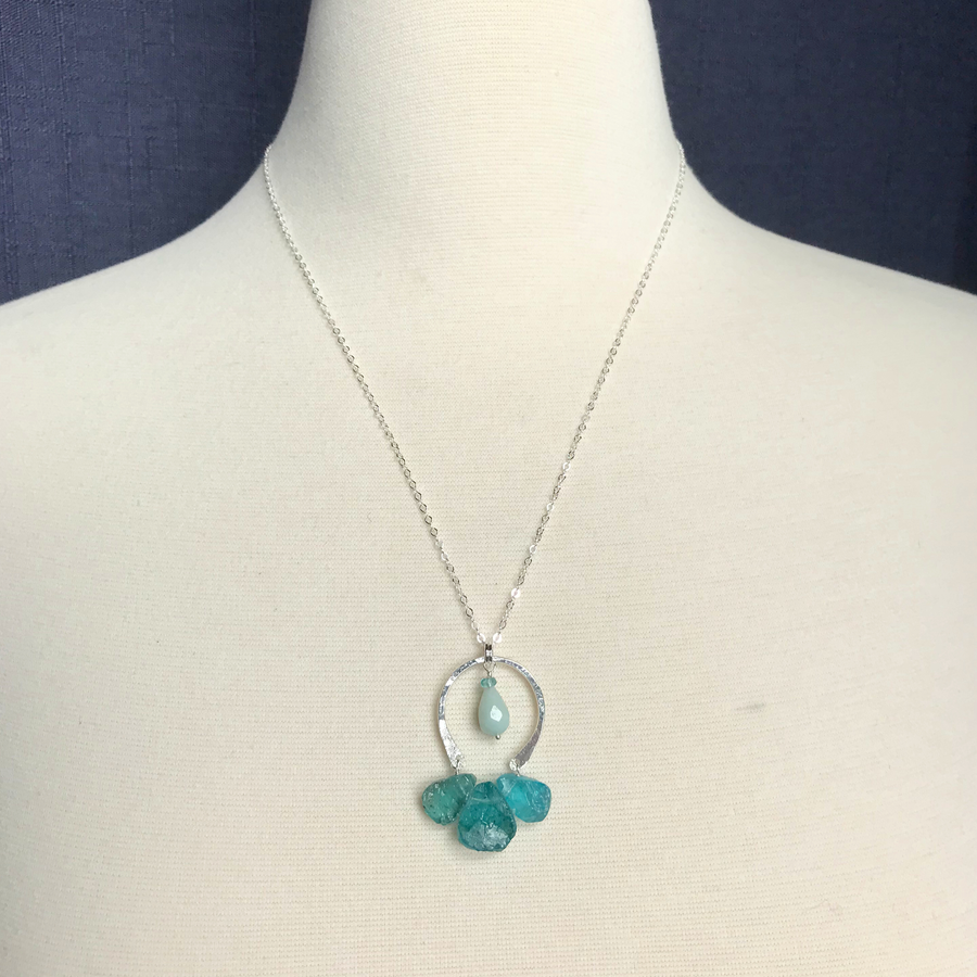 Gemstone Fringe Necklaces