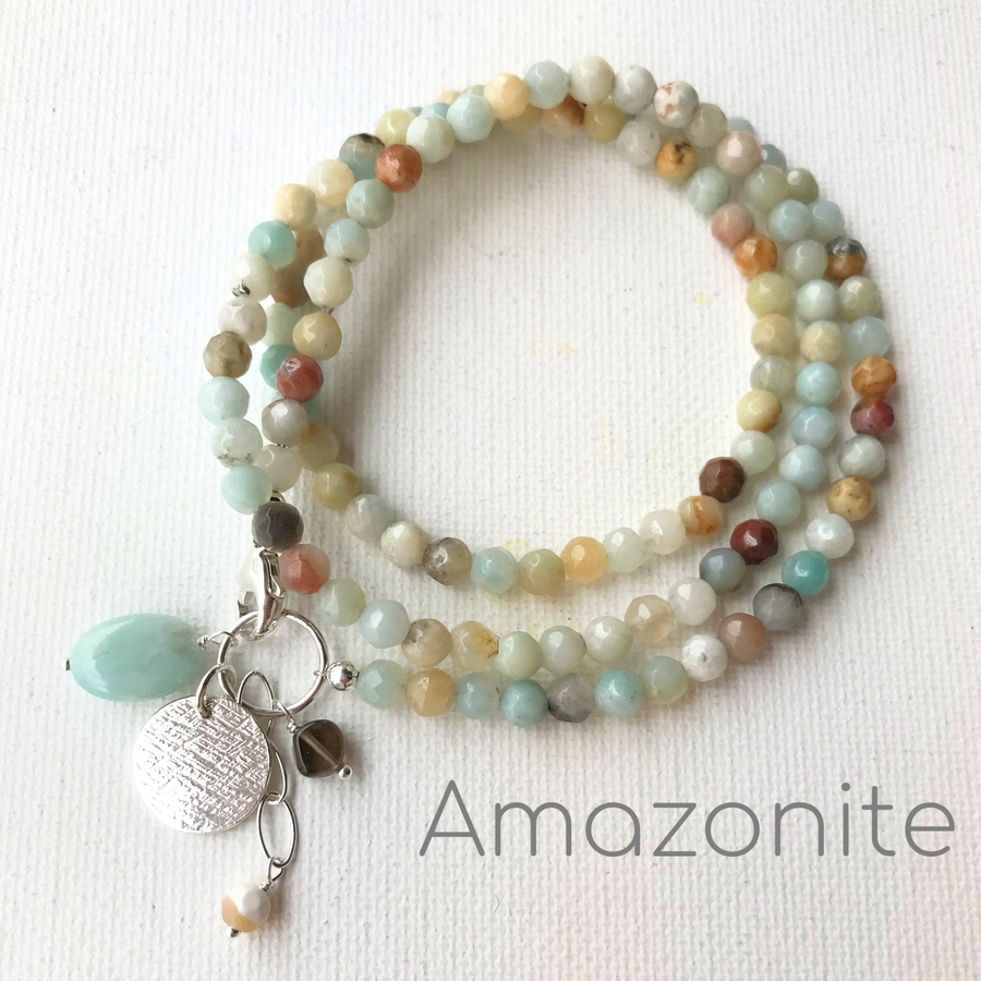 Gemstone Wrap Bracelet / Necklace | WEB SPECIAL