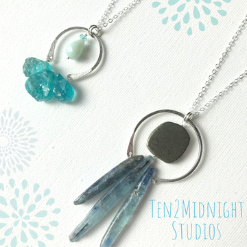 Gemstone Fringe Necklaces